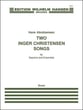 Two Inger Christensen Songs Vocal Solo & Collections sheet music cover